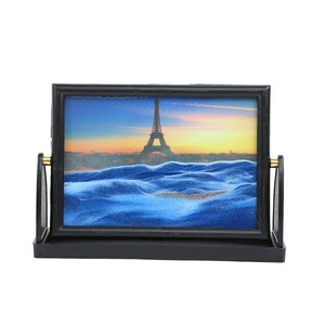 Decorazione per la Casa, Paesaggio in Vetro 3D Dinamico con Sabbia Fluida in Movimento, Clessidra Artistica con Effetto Cinematografico - Product Image 3