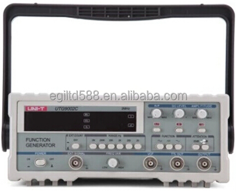 Frequency Range 0.2Hz-2MHz AC 220V Power UTG9002C Digital Function Signal Generator