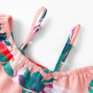 Madre <span class=keywords><strong>e</strong></span> Figlia Corrispondenza Outfit Abbigliamento Mamma <span class=keywords><strong>e</strong></span> Me Estate Abiti Stampa Floreale - Product Image 4
