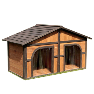 Unique double large dog kennel