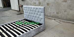 Дизайнерская мебель для секса <span class=keywords><strong>Divan</strong></span>, кровать из дробленого бархата - Product Image 5