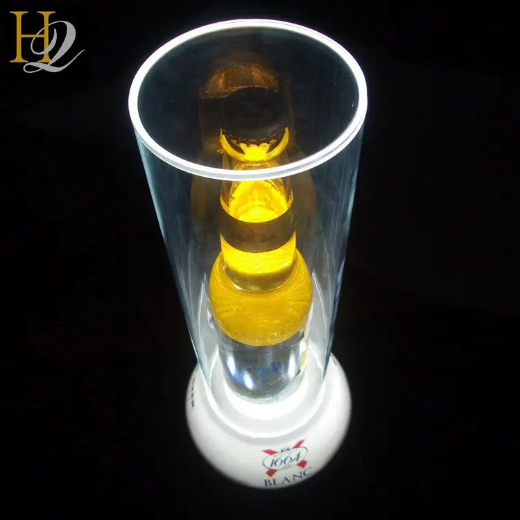 Présentoir de bouteilles à led en acrylique, nouveaux supports à vin à la mode