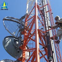 Torre de Comunicación Autoportante de Acero Angular de 45 Metros para Proveedor de Servicios de Internet (ISP) 4G 5G