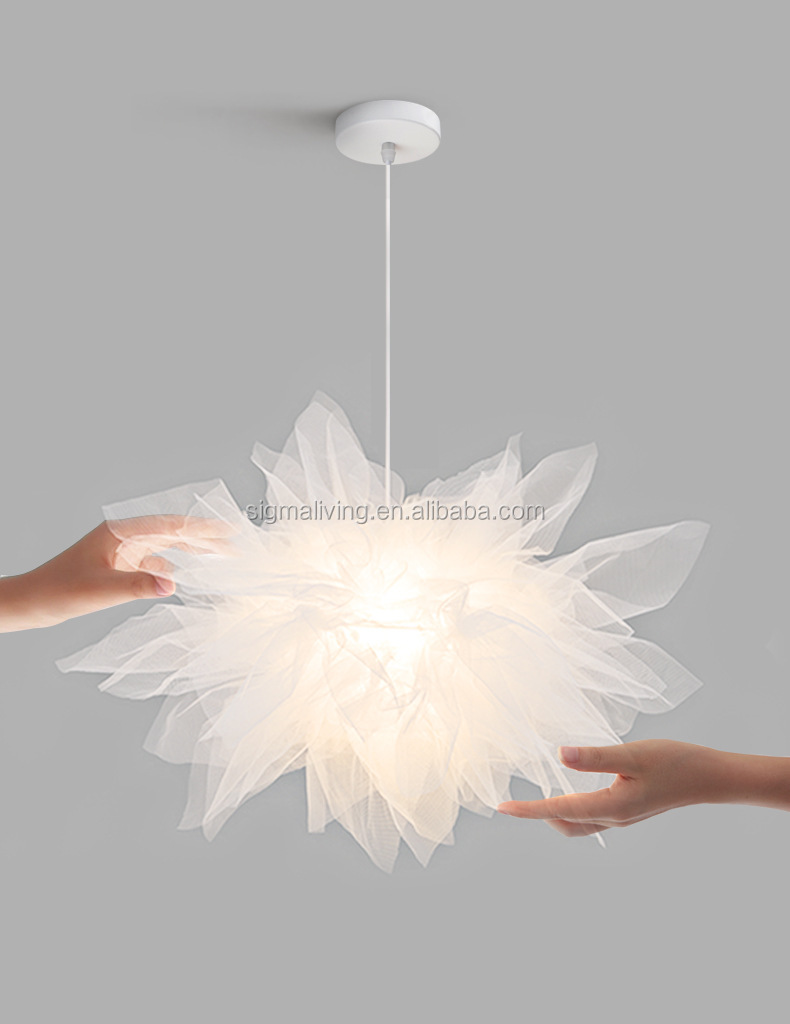 New arrival creative organza lamp romantic chandelier