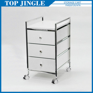 Special 3-Tier Kitchen <b>Trolley</b> Made in Stock MDF and Metal Material - Product Image 4