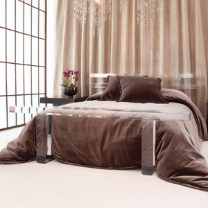 Kinderbedframe Hotel Kingsize <span class=keywords><strong>Bed</strong></span> Te Koop Transparant Modern Helder Acryl <span class=keywords><strong>Chinese</strong></span> Roestvrijstalen Hemelbed Massief Hout 10 Stuks Jfm - Product Image 4