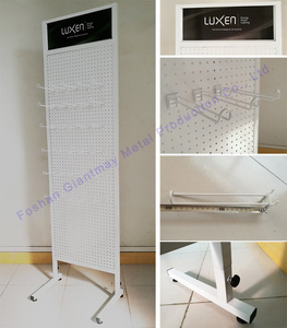 Kim loại đứng miễn phí giá rẻ móc treo sàn đứng Pegboard phụ kiện hiển thị giá cho cửa hàng bán lẻ cửa hàng - Product Image 5