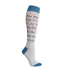 2015 Venta caliente de Calidad Algodón Argyle bigote personalizado mujer rodilla alta calcetín - Product Image 4
