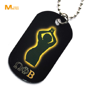 Stainless iron silkscreen printing ID dog tag manufacturer - Product Image 4