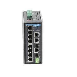 8 Port Sakelar Ethernet Rel Din Pengatur Gigabit