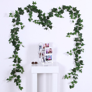 <span class=keywords><strong>Guirlande</strong></span> de feuilles de lierre artificielles 180cm <span class=keywords><strong>Guirlande</strong></span> de lierre suspendue artificielle pour tables de mariage - Product Image 5