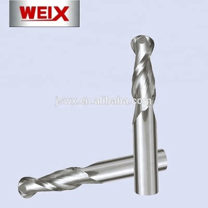 Weix اثنين أداة تقطيع خشب بسنين الأنف نهاية مطحنة جولة كرة كروية الأنف قاطعة المطحنة الخشب آلة - Product Image 6