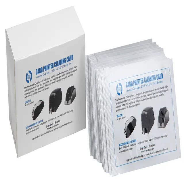 Id Card Printers Cleaning Card CR80 Cleaning Card