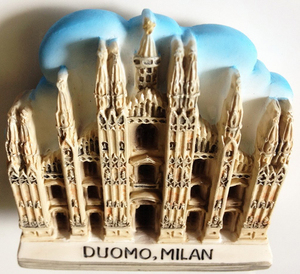 Aimant de réfrigérateur en polyrésine, 40 pièces, italien, souvenir, Milan - Product Image 3
