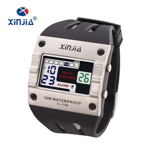 Đồng Hồ Đeo Tay Kỹ Thuật Số Cho Nam, Đồng Hồ Thể Thao Giá Rẻ Có Màn Hình <span class=keywords><strong>LCD</strong></span> Báo Thức Khuyến Mãi Thiết Kế Ánh Sáng Lạnh - Product Image 2