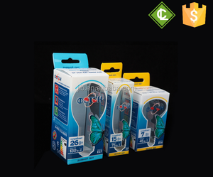 플라스틱 투명 PET/PVC 인쇄 포장 접이식 LED 전구 상자 - Product Image 6