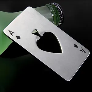 Poker Hình Chai Có Thể Mở Thép Không Gỉ Thẻ Tín Dụng Kích Thước Chai Mở