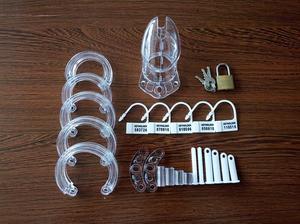 Produits sexuels pour hommes pénis ceinture de chasteté dick lock transparent CB6000 <span class=keywords><strong>cage</strong></span> à <span class=keywords><strong>bite</strong></span> - Product Image 5