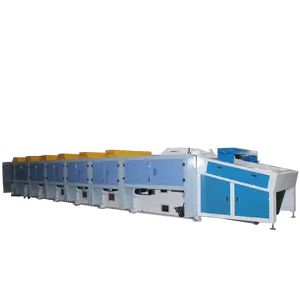 High quality recycling process of textile waste machine