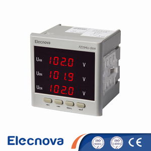 Voltímetro de CA de panel LED digital trifásico de alta precisión de 96*96mm, de 1/2" - Product Image 2