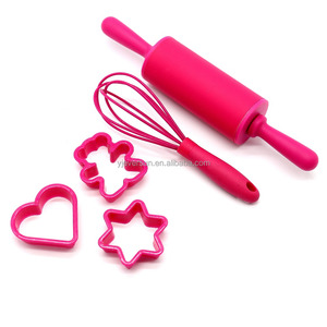 Hot Bán PP 3 Trong 1 Trẻ Em Baking Công Cụ Set/Trứng Beater/Cán Pin/Cookie Cutter - Product Image 1