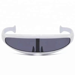 Gafas de sol de <span class=keywords><strong>Alien</strong></span> de talla única para niños, <span class=keywords><strong>lentes</strong></span> de una pieza, en colores, en Stock, baratas, 2021 - Product Image 2