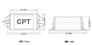 Convertisseur DC Buck étanche IP68 12 volts vers 5 volts <span class=keywords><strong>3</strong></span> ampères 15 watts, régulateur de tension abaisseur DC 12V vers 5V - Product Image 2