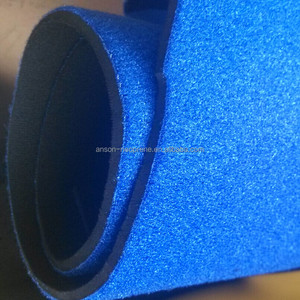 Hotsale 4mm 5mm 베이지 나일론 루프 패브릭 (UBL) 네오프렌 고무 시트 물리적 재활 기어.