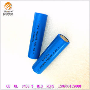 Großhandel produkt MOTTCELL 18650 3,2 V 1400 mAh lifepo4 batterie - Product Image 1