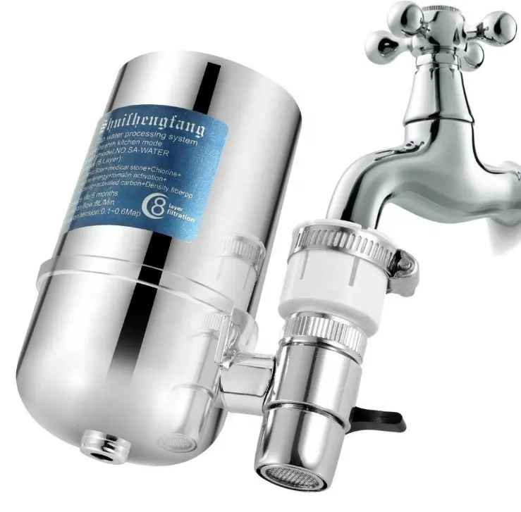 Système de filtration à eau pour robinet, robinet, pour la cuisine, compatible avec les robinets Standard, installation facile