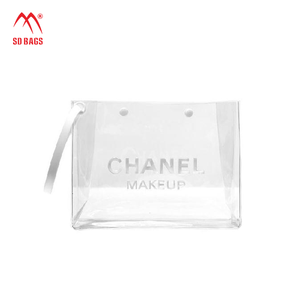 Sản Phẩm Mới Túi Nhựa Pvc Rõ Ràng Với Nút Chụp, Túi Mỹ Phẩm Pvc Trong Suốt - Product Image 1