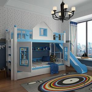 Giường Tầng Công Chúa Cho Trẻ Em Gái, Giường Tầng Cho Trẻ Em, Giường Tầng Bằng Gỗ Thiết Kế Kiểu Châu Âu Có CẦU TRƯỢT - Product Image 5