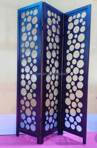 Paravents en bois pour la décoration intérieure, paravents pliables bon marché pour séparer les pièces - Product Image 6