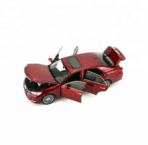 Fornecedor de veículos de brinquedo de carro fundido de alta qualidade modelo de carro vermelho de liga de 1/18.