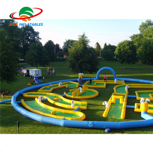 Mini golf <span class=keywords><strong>gonflable</strong></span> personnalisé à 9 trous, location/jeu <span class=keywords><strong>d</strong></span>'<span class=keywords><strong>extérieur</strong></span> amusant, Offre Spéciale trous - Product Image 2