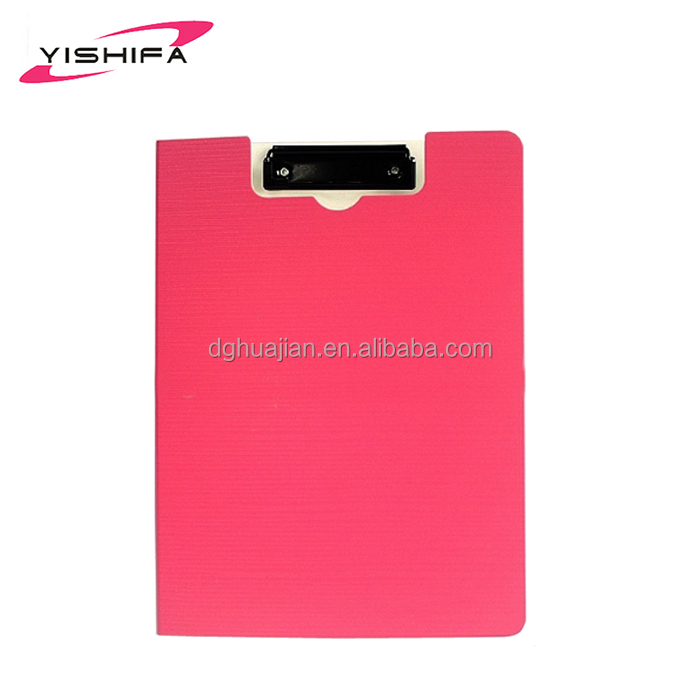 Оптовая продажа, офисные канцелярские принадлежности, пластиковый держатель A4, папка для файлов с зажимом из полипропилена высокого качества