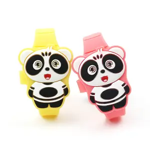 Tùy Chỉnh Silicone Bé Xem Trẻ Em Kung Fu Panda Điện Tử Led Xem Màn Hình Cảm Ứng Lật Bảng