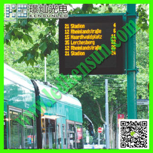 ph10 al aire libre a prueba de agua de un solo <span class=keywords><strong>led</strong></span> amarillo signo de <span class=keywords><strong>desplazamiento</strong></span> de un pilar - Product Image 1