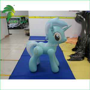 Qute dayanıklı yumuşak 0.4PVC şişme karakter karikatür/nadir/elma Jack/şişme küçük at Hongyi - Product Image 3