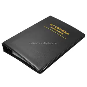 SMD Resistor Capacitor Assortment Electronic Components Sample Book 20 Pages Using book style design