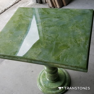 녹색 Alabaster 장 인공적인 녹색 벽면 Transtones 가짜 대리석 인공적인 돌 석판 4 년 ATH & UPR 6mm - 20mm - Product Image 4