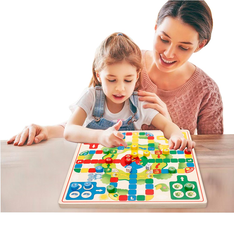 80 Figuras De Madera Y 6 Dados Para Juegos De Mesa – 25x12 Mm, Multicolor, Bolsa De Almacenamiento, Perfecto Para Juegos En Familia
