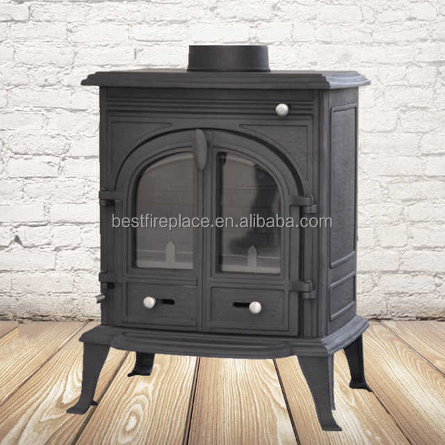 Source Classic Design Double Door 12KW Cast Iron Wood Stove Log Burner for  sale on m.alibaba.com