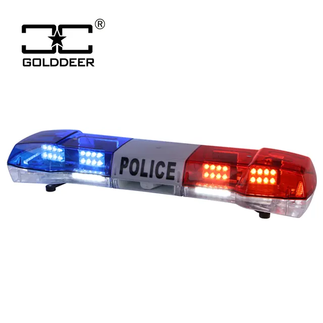 Produsen Berkedip Polisi LED Emergency Light Bar Lightbar Strobo dengan Sirene Speaker