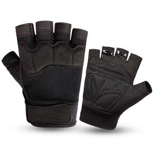 Sarung Tangan Setengah Jari Olahraga Perlindungan Pelatihan Bersepeda Pria Kustom - Product Image 6