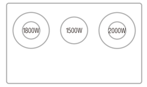 Bếp Cảm Ứng 3 Bếp Chống Nước Tích Hợp 220V/3 Bếp Điện Từ OEM - Product Image 5