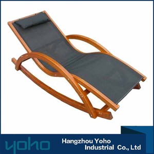 Pino de importación vintage madera mecedora Silla de Playa <span class=keywords><strong>Sol</strong></span> cama y tumbona - Product Image 1