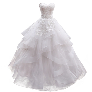 Jancember RSM66331 Vestido <span class=keywords><strong>de</strong></span> Novia <span class=keywords><strong>Civil</strong></span> Princesa Sweetheart con Encaje, Nuevos <span class=keywords><strong>Vestidos</strong></span> <span class=keywords><strong>de</strong></span> <span class=keywords><strong>Boda</strong></span> - Product Image 6