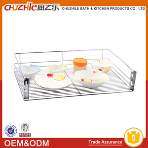 Correderas cocina cajón de almacenamiento cesta platos basket pull out cocina canasta de acero inoxidable - Product Image 6
