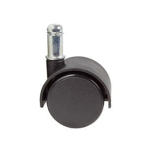 Rollerball Möbel schwarz Kunststoff Doppel rad Rollen <span class=keywords><strong>50mm</strong></span> Möbel Rad Nachlauf buchse Griff Ring Vorbau - Product Image 5